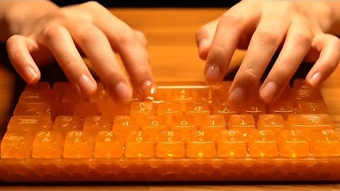 Typing on unique keyboards AI ASMR Video | Oddly Satisfying 