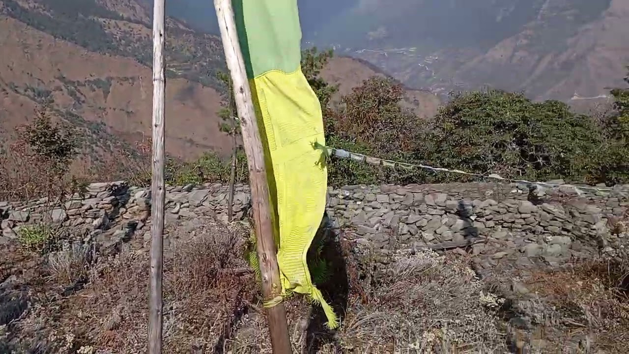 गात्लाङमा घले(तामाङ) राजाको भग्नावशेष दरवार रसुवा २०८१ 