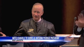 Mitch Daniels returning as Purdue's interim president July 1