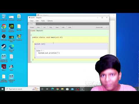 How to do Switch case in java  using blue j, Part 1