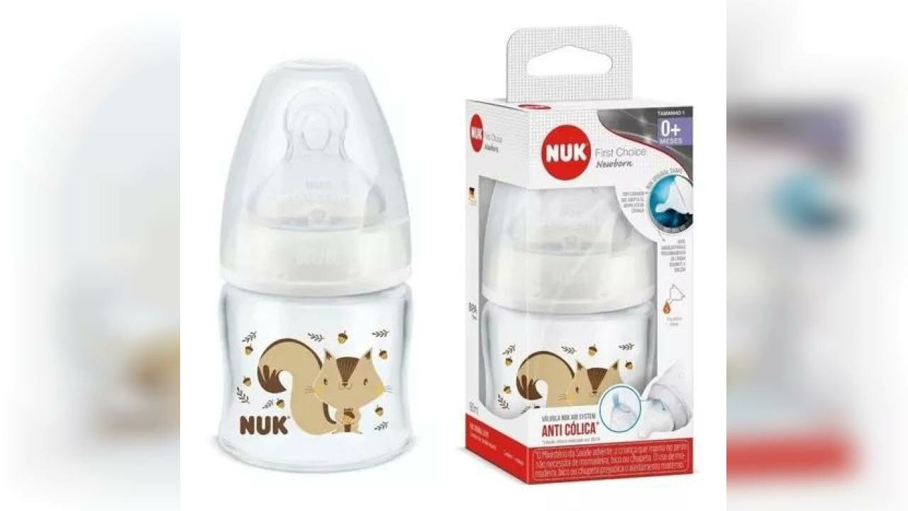 Review: Mamadeira Recém Nascidos First Choice Esquilo 90ml - Nuk