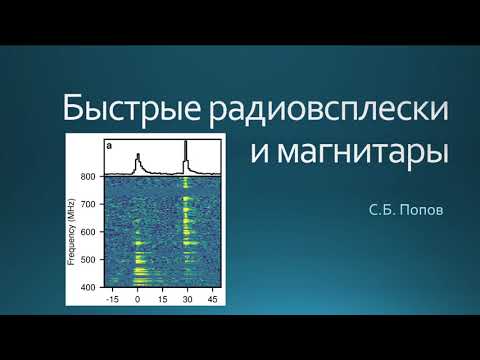 Быстрые радиовсплески и магнитары