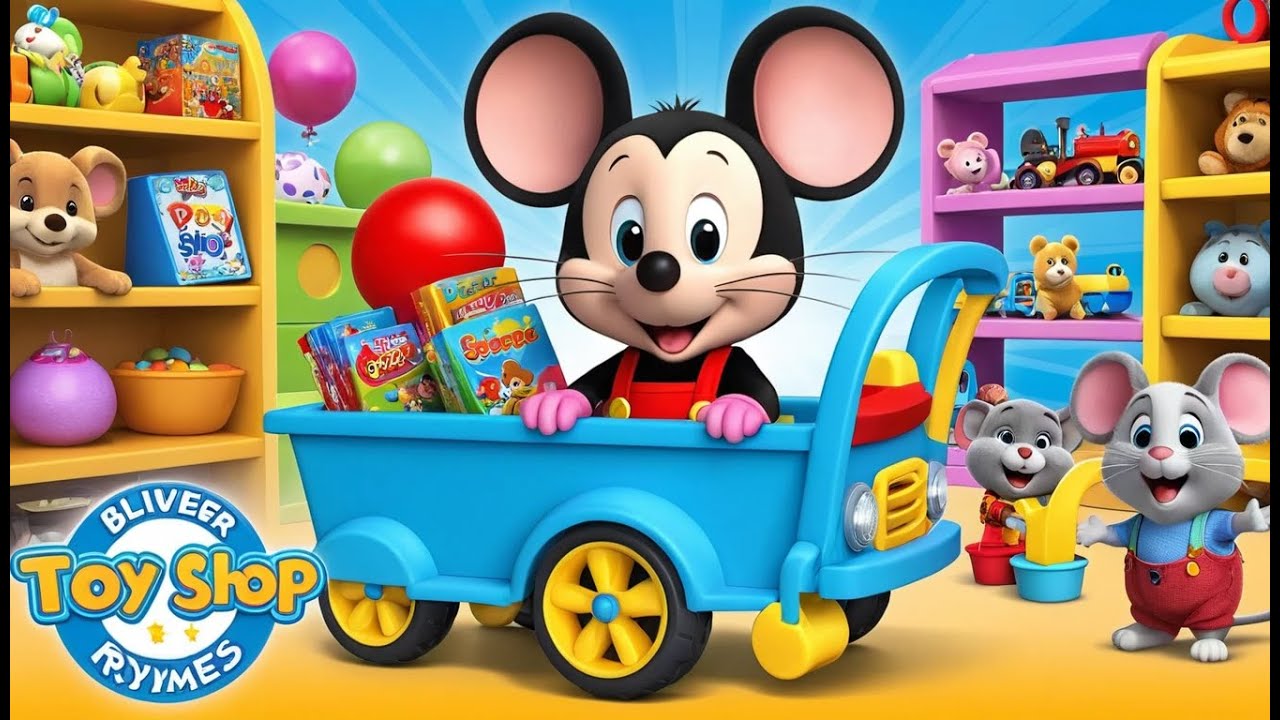 Mouse Opens a Toy Shop | Nursery Rhymes & Baby Songs