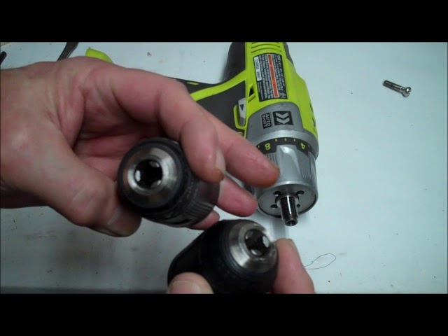 How To Change Ryobi Drill Chuck Easily P250 P252 P277 and others