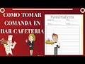 📝Como tomar COMANDA en BAR-CAFETERIA👩‍🍳[Hostelería y Camareros ]✅