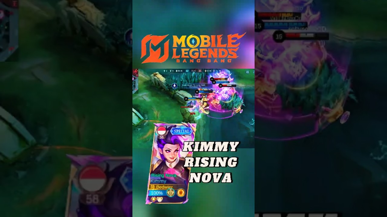 Kimmy Rising Nova⁉️#shorts #mobilelegends #mlbb #mlbbcreatorcamp #gameplay #kimmy