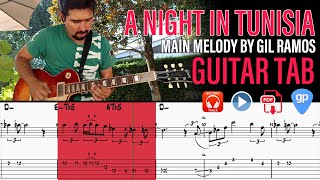 How To Play Night In Tunisia On Guitar - Animated Tab - Sheet Music Tutorial