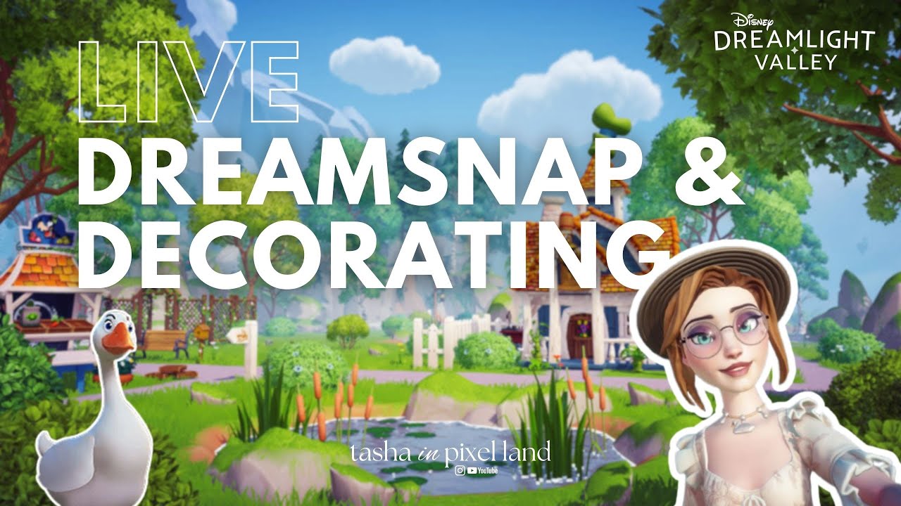 LIVE Reset Day Decorating & DreamSnap! 📸✨ | Disney Dreamlight Valley