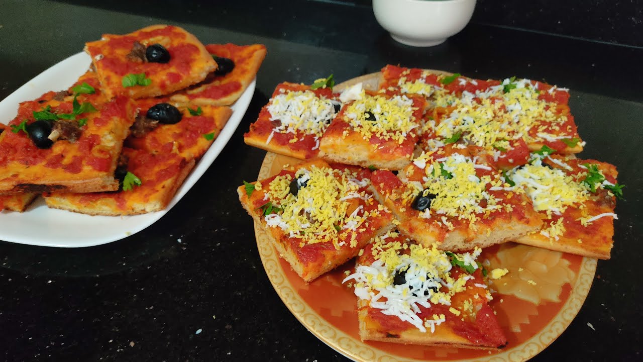 بيتزا كاري قوة فالبنة هدا واش لازم جربو تقطع كمية كبيرة بمكونات بسيطة