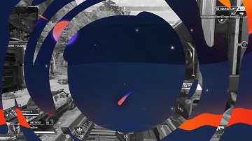 Blue & Orange Galaxy Twitch Stinger Transition | Animated Space Stream Stinger Scene