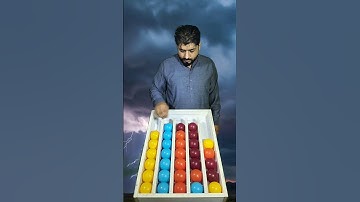 Fun & Chaos: Color Ball Sorting Challenge 🟢🔴🟡🔵 | Fun Games #game #colors #shorts #fyp #fun #asmr #fy