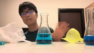 Mixing copper sulfate with baking soda