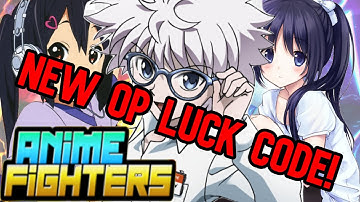 New OP LUCK CODE in Anime Fighters Simulator! USE IT QUICK