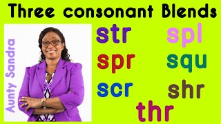 Three consonant blends | Listening Skills | Phonics | Reading and Spelling | Phonemic Awareness