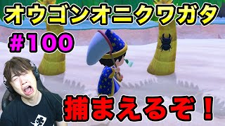 【あつまれどうぶつの森】祝100回で涙！オウゴンオニクワガタを捕まえるまで終われませんをやったのだが…！#100