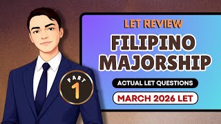 Filipino Majorship Part 1: LET Review (Drill) 150 Items