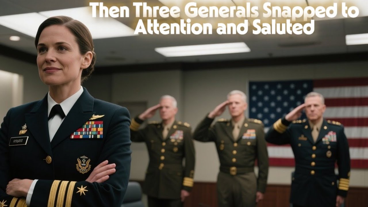 The SEAL Admiral Mocked Her Rank—Then Three Generals Snapped to Attention and Saluted