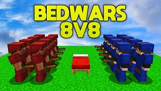 Hypixel Bedwars 8v8 Challenge!! by EvanMCGaming 12,428 views 3 years ago 10 minutes, 18 seconds