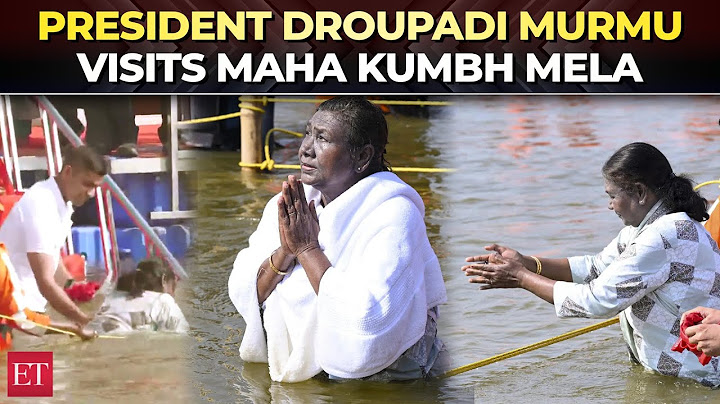 Maha Kumbh 2025: President Droupadi Murmu visits Prayagraj, takes holy dip at Sangam