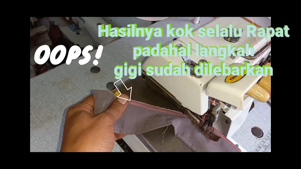 Langkah obras tidak bisa lebar/renggang , hasilnya rapat dan jalanya Lambat