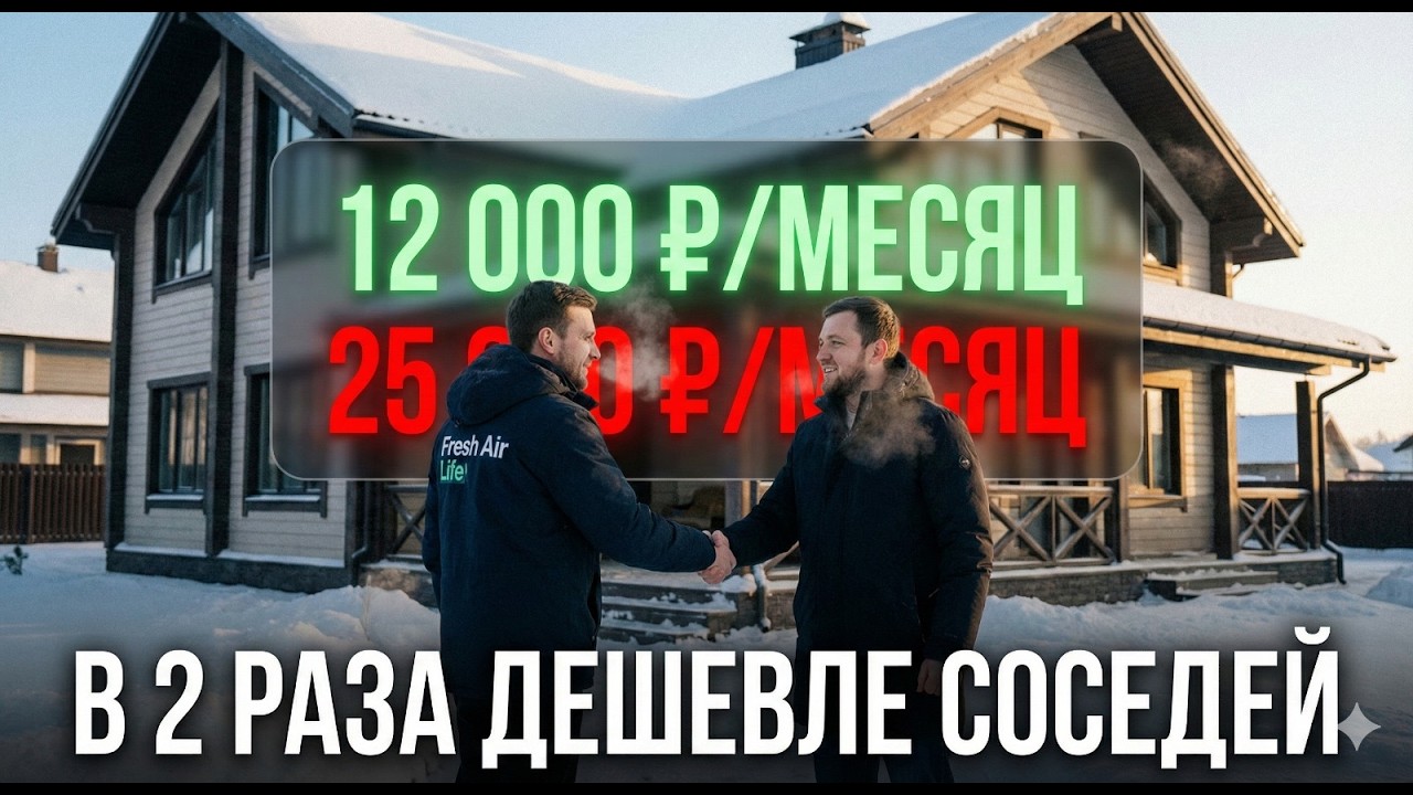 Отопление дома 170 м²: Реальный счет за январь в -20°C. Отзыв о тепловом насосе New Energy.