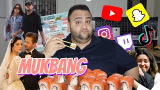 SUSHI EŞLİĞİNDE YENİ SOSYAL MEDYA YASASI, GREEN CARD, EVLİLİKLER VE BOL KAOS! MUKBANG