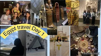 A Journey Begins: Mosques, the Grand Egyptian Museum, and Sunset Dinners by the Nile 🌅🐪  Day 1