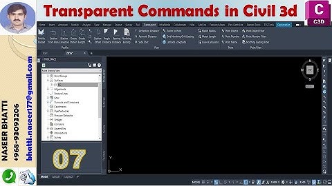 Transparent Command in Civil 3d Introduction