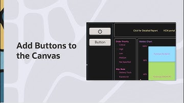 Add Buttons to the Canvas in Oracle Analytics