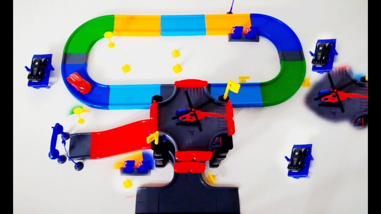 Biggest Hot  Wheels Parking Garage Services Playset Review !!! Tayo Bus and Car Toysfor Kids