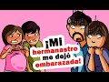 ¡Mi hermanastro me dejó embarazada!