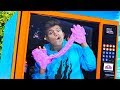 Making SLIME with a GIANT VENDING MACHINE! (Preston Mystery Slime Experiment)