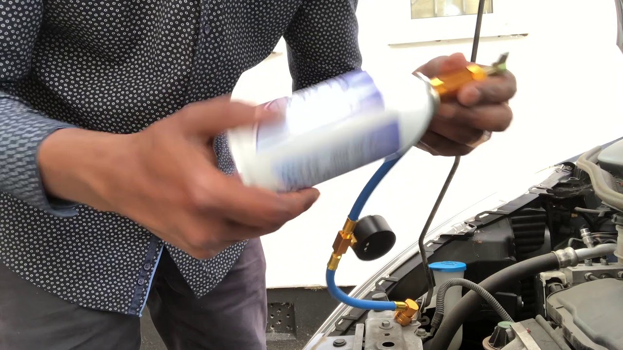 How To Refill AC Refrigerant In A Car R134a DIT Full