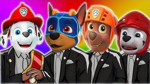 Chase And Marshall Save Barkingburg And Morel _ Paw Patrol || Coffin dance Song cover #5