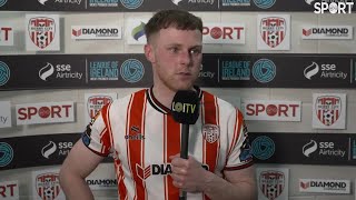 Derry&#39;s Cameron McJennet on that 1-1 draw vs Shels