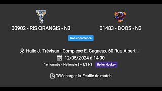 N3 1/2 Finale - Ris Orangis vs Boos