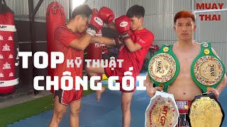 Làm sao để chống đòn gối trong Muay Thai l Trương Cao Minh Phát