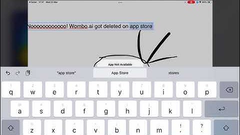 Nooooooo! Wombo.ai now got deleted on App Store waaaaa 😐😰😭😭😭