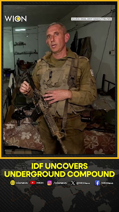 Israel Army Releases Video It Says Shows Hezbollah Underground Compound In Lebanon | WION Shorts
