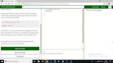 freecodecamp-Sass Split Your Styles into Smaller Chunks with Partials-solution