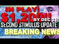 FINALLY! SECOND STIMULUS CHECK $1,200 BY DEC 11 - SENATORS!! | Second Stimulus Package GREAT NEWS !!