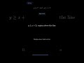 2019 HSC Maths Advanced Q11g — Algebra / Sketching Regions | Above Both Curves #Shorts