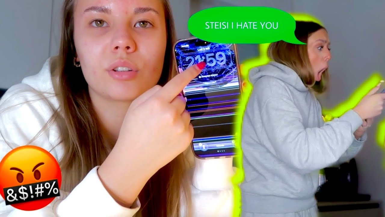 STEISI ME THYRRI TELEFONIN...17 PRO MAX | ELENI DESH E RRAHU 😨 | PRANK || SEZ 🇦🇱