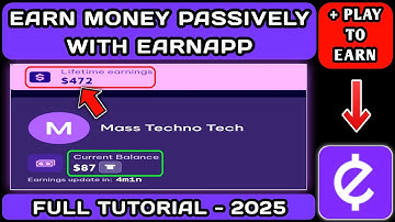 Earn Money Passively with EarnApp (Full Tutorial 2025)