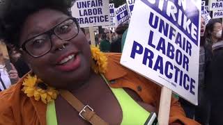 Hundreds of UC UAW Strikers March & Rally In Sacramento At Capitol "Union Busting Is Disgusting"