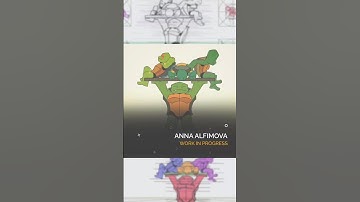 Work in progress by on of the Traditional 2D Animation student – Anna Alfimova