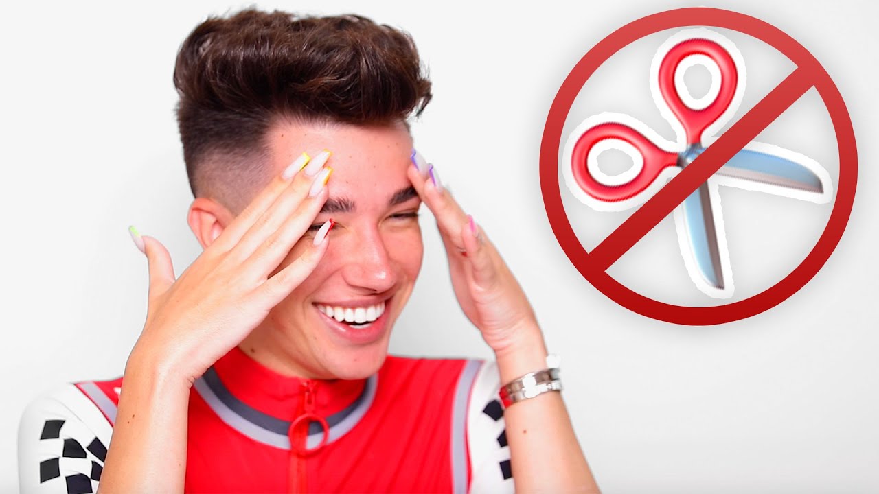 James Charles recreates Louis Vuitton makeup without photoshop