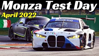 Kateyama Test Day at Monza Circuit, April 2022, NEW BMW M4 GT3, Huracan Super Trofeo, Audi R8 LMS