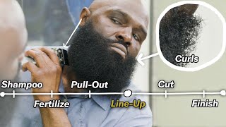 How to Shape Up Your Curly Beard (6 Step Tutorial) | GQ