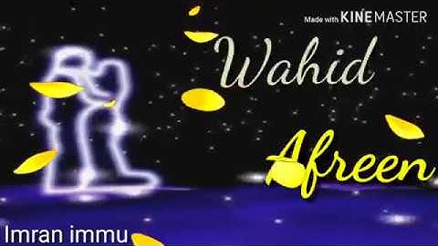 Wahid and afreen name